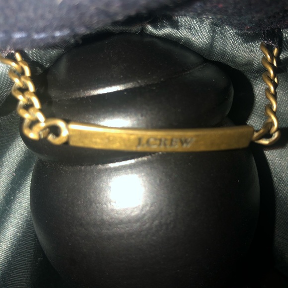 J. crew navy wool jacket, Medium - Picture 10 of 10